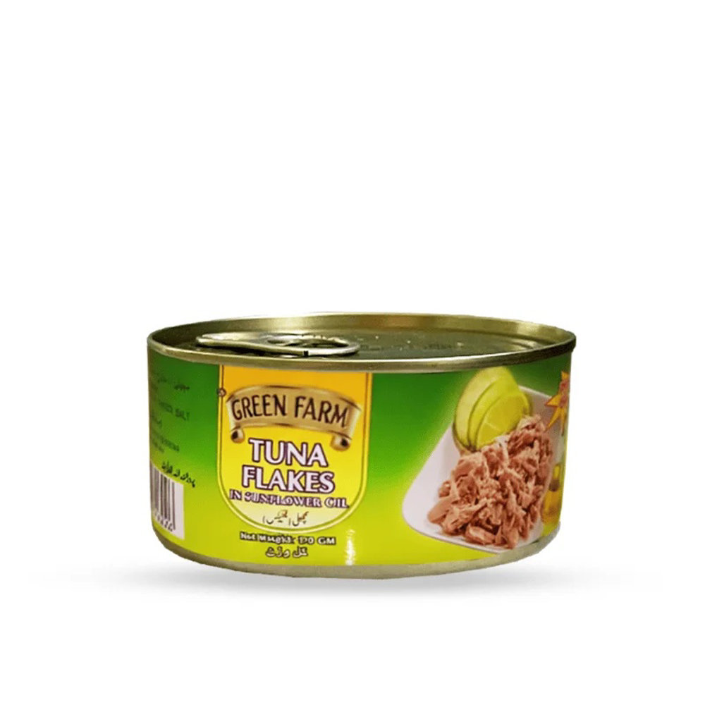 Picture of Green Farm Flakes In Sunflower Oil 170gm