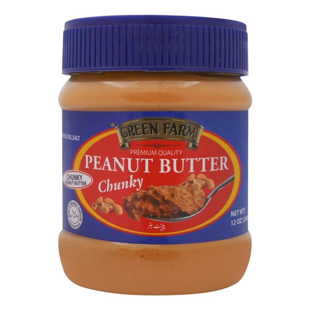 Picture of Green Farm Peanut Butter Chunky 340gm