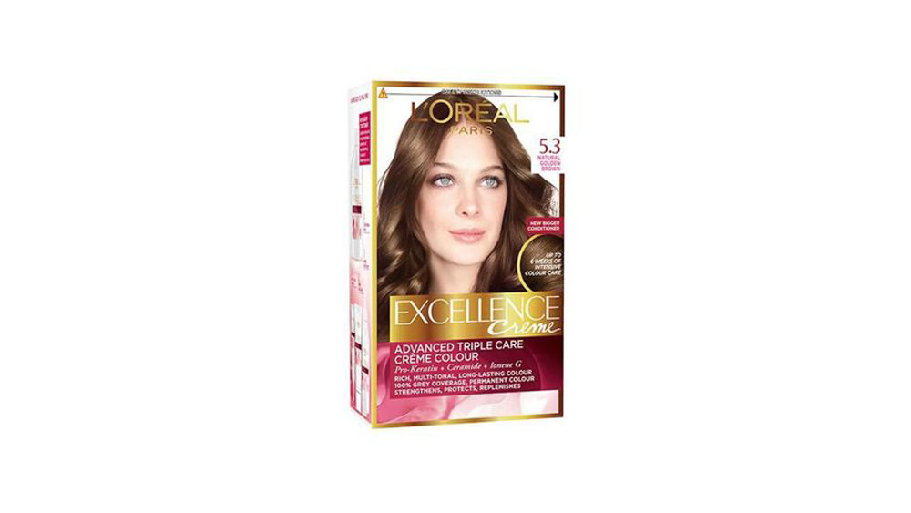 Picture of Loreal Paris Excellence Creme Hair Color 5.3 Light Golden Brown 