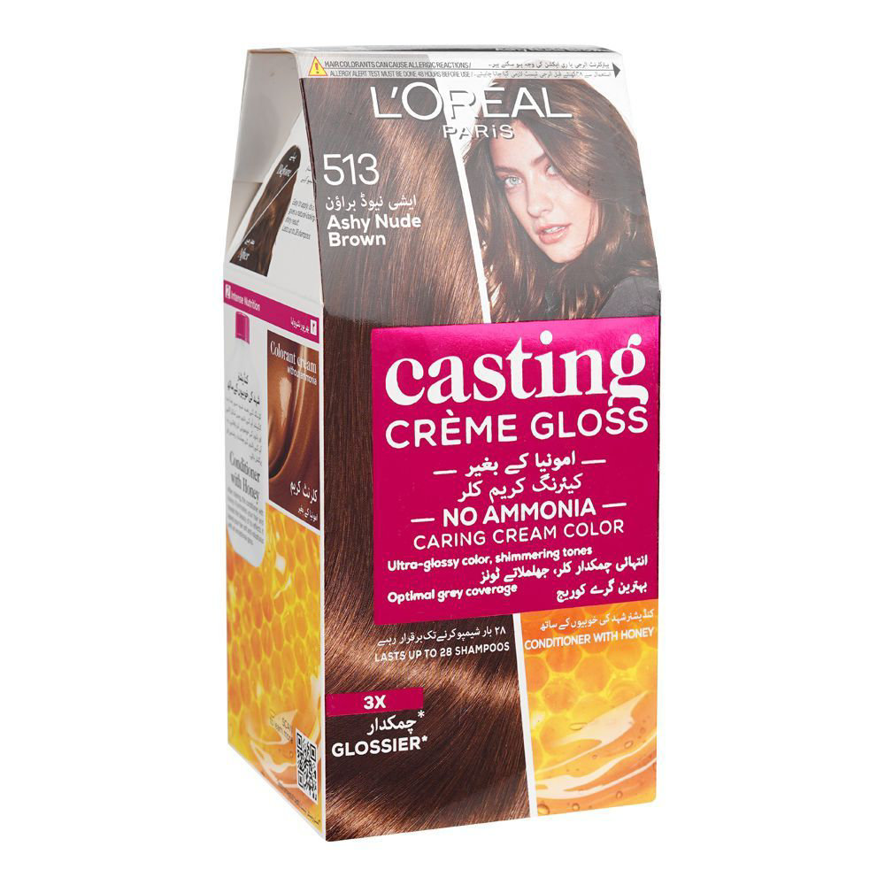 Picture of Loreal Paris Casting Creme Gloss Hair Color 513 Ashy Nude Brown
