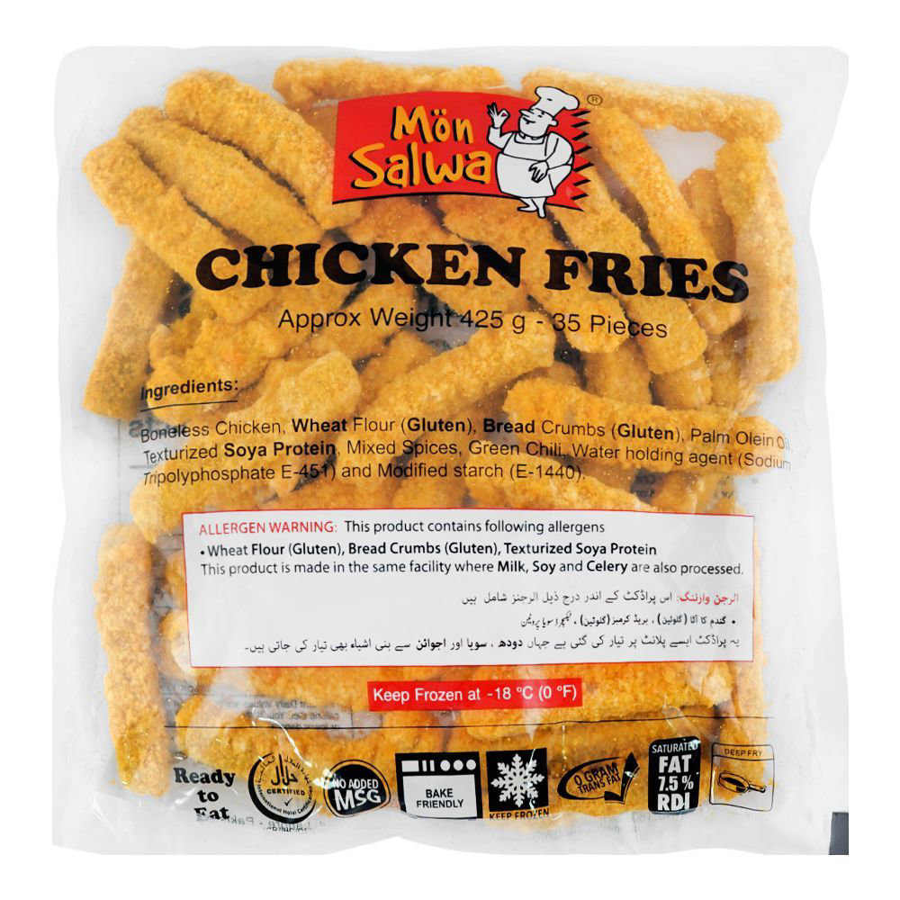 Picture of Mon Salwa Chicken Fries 425GM 35Pcs
