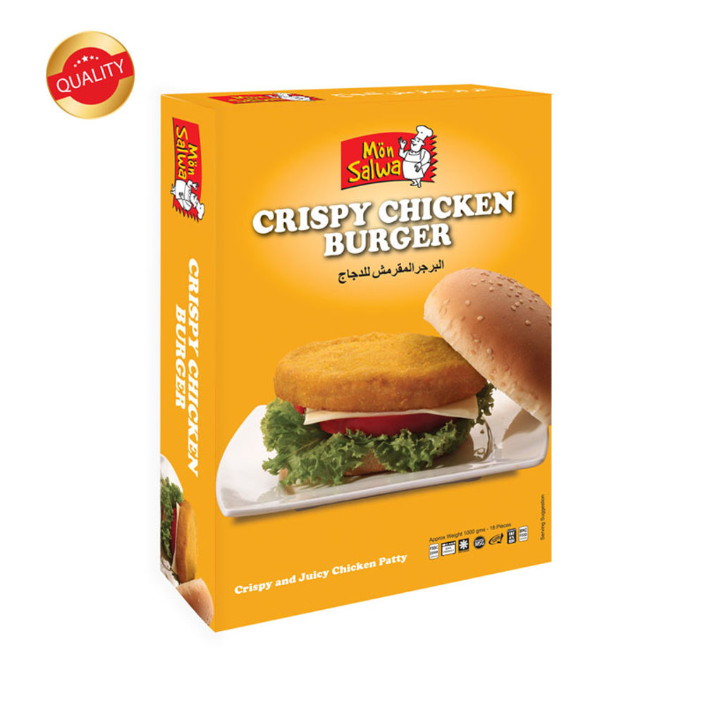 Picture of Mon Salwa Crispy Chicken Burger 1000GM 18Pcs