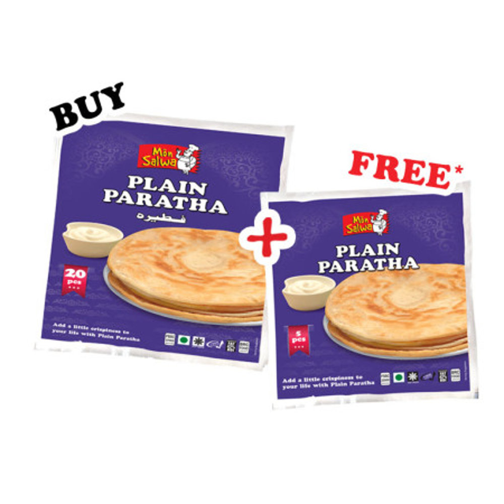 Picture of Mon Salwa Plain Paratha 2400GM 30Pcs+Aloo Paratha 480GM 4Pcs