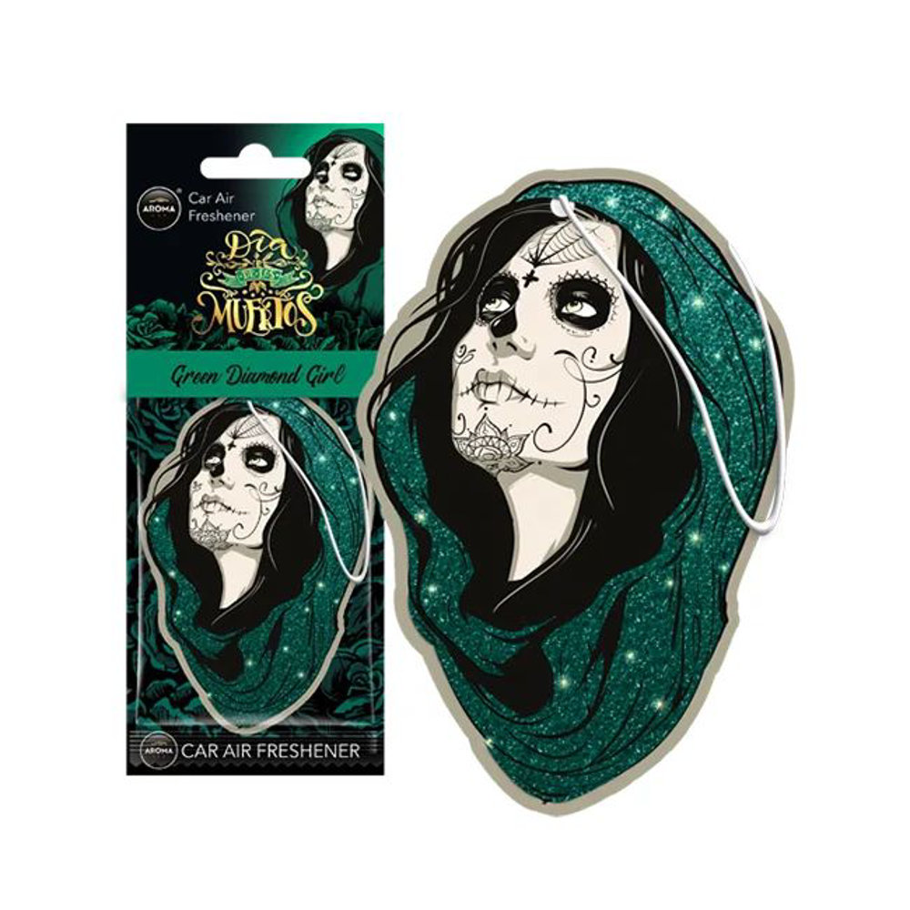 Picture of Aroma Car Air Freshener Green Diamond Girl 