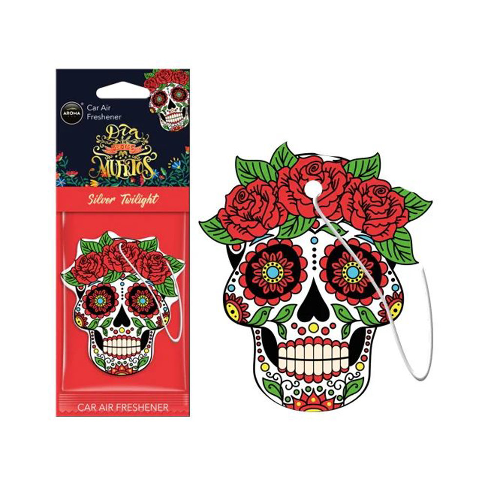 Picture of Aroma Car Air Freshener Silver Tattoo