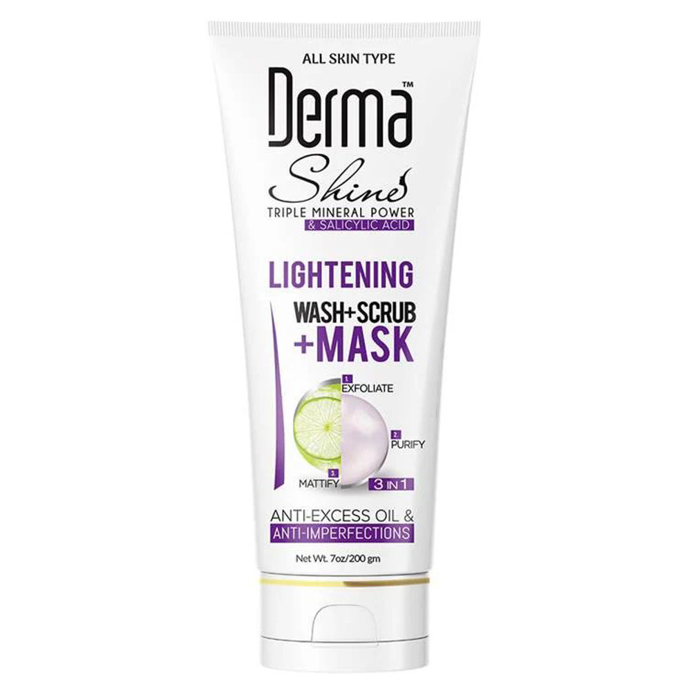 Picture of Derma Shine Lightening Wash+Scrub+Mask 200GM