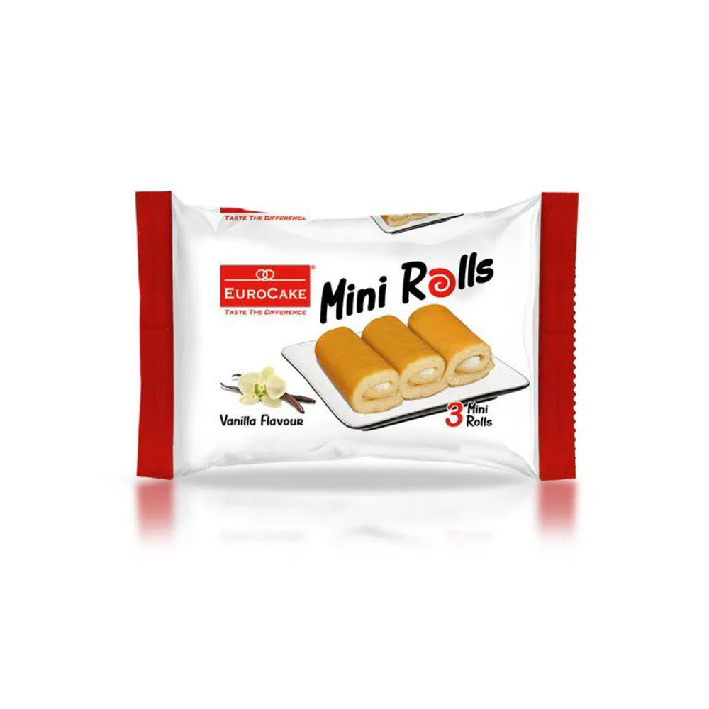 Picture of Eurocake Vanilla Mini Swiss Roll 50GM
