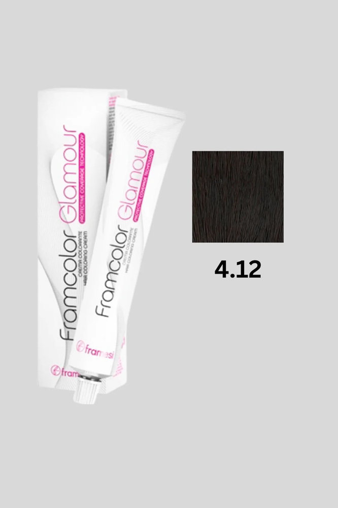 Picture of Framesi Glamour Hair Color 4.12 100ML