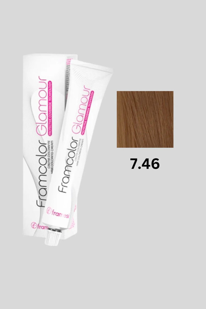 Picture of Framesi Glamour Hair Color 7.46 100ML