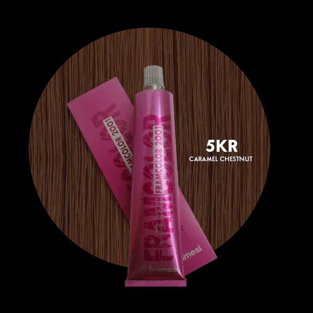 Picture of Framesi Hair Color 2001 5KR Caramel Chestnut 60ML