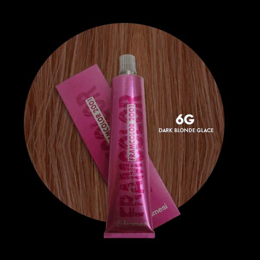 Picture of Framesi Hair Color 2001 6G Dark Blonde Glace 60ML