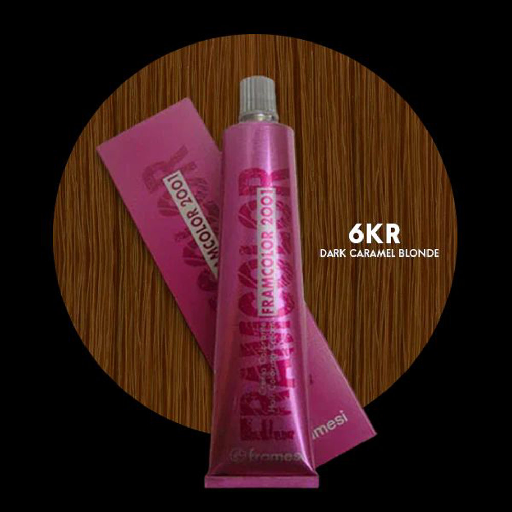 Picture of Framesi Hair Color 2001 6KR Dark Caremel Blone 60ML