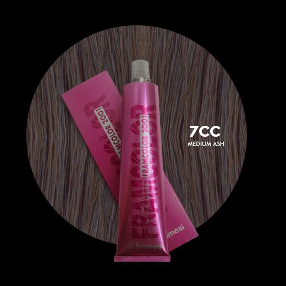 Picture of Framesi Hair Color 2001 7Cc Medium Ash 60ML