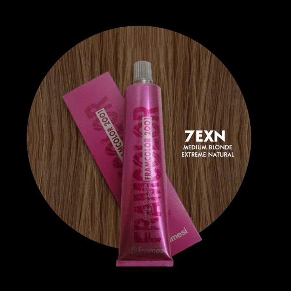 Picture of Framesi Hair Color 2001 7EXN Medium Blonde Extreme Natural 60ML