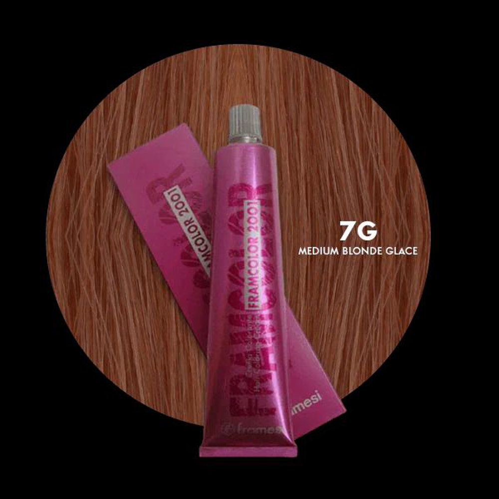 Picture of Framesi Hair Color 2001 7G Medium Blonde Glace 60ML