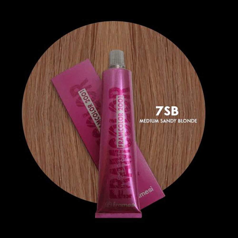 Picture of Framesi Hair Color 2001 7SB Medium Sandy Blonde 60ML
