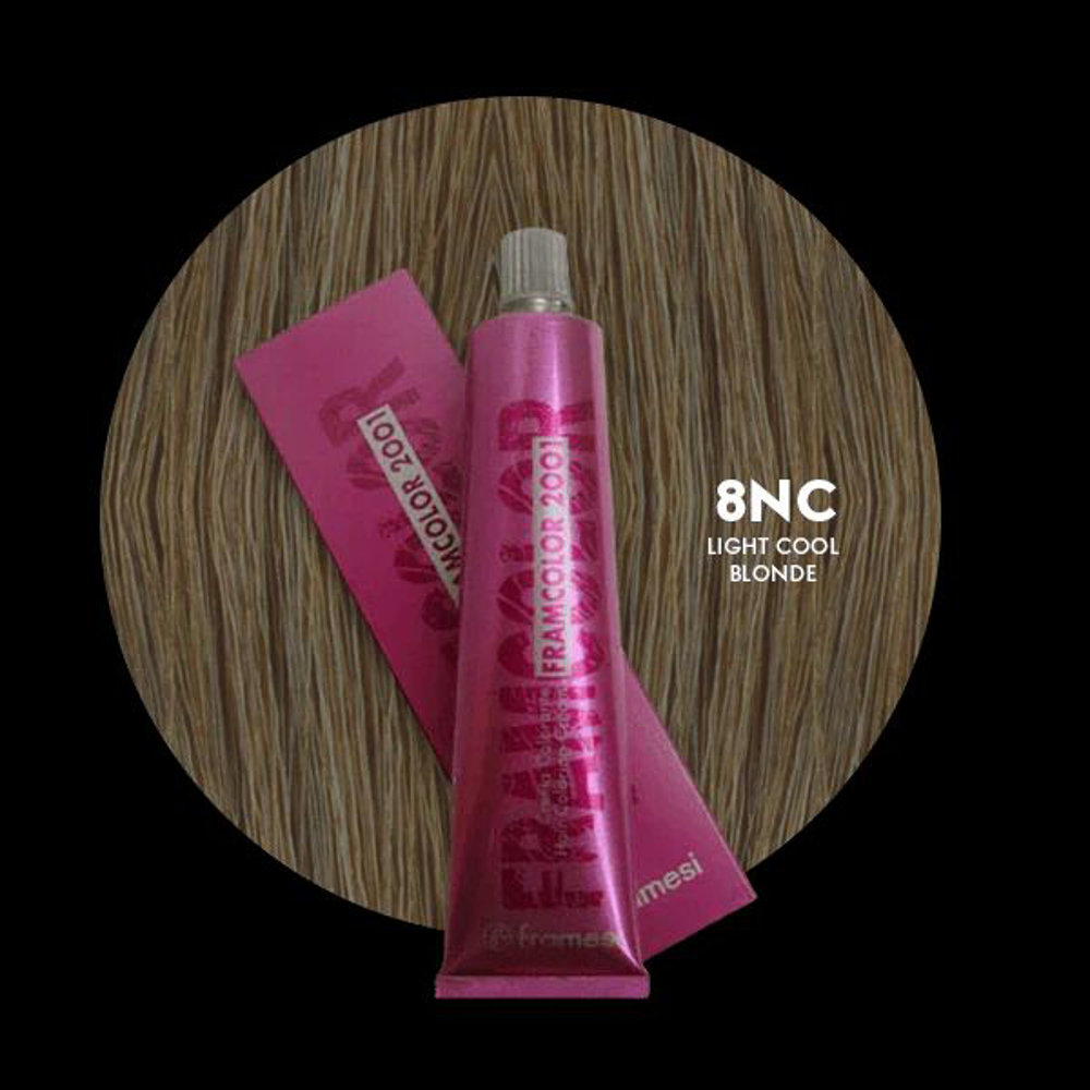 Picture of Framesi Hair Color 2001 8NC Light Cool Blonde 60ML