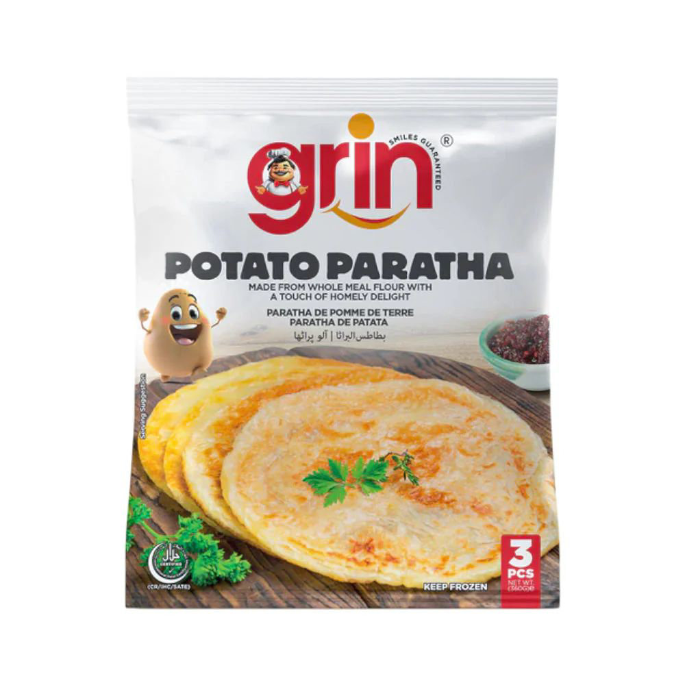 Picture of Grin Potato Paratha 3Pcs 360GM