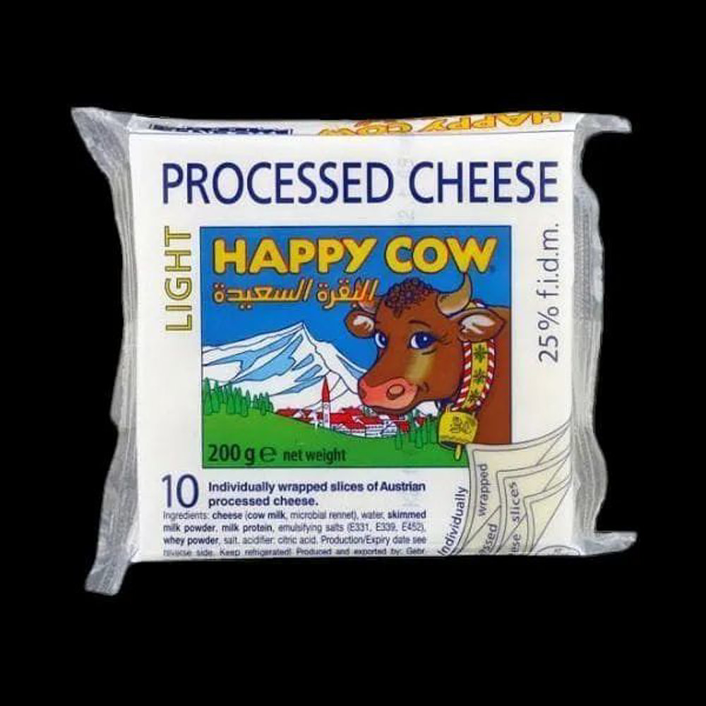 Picture of Happy Cow Slice Light Proceed Cheese 10Pcs 200GM