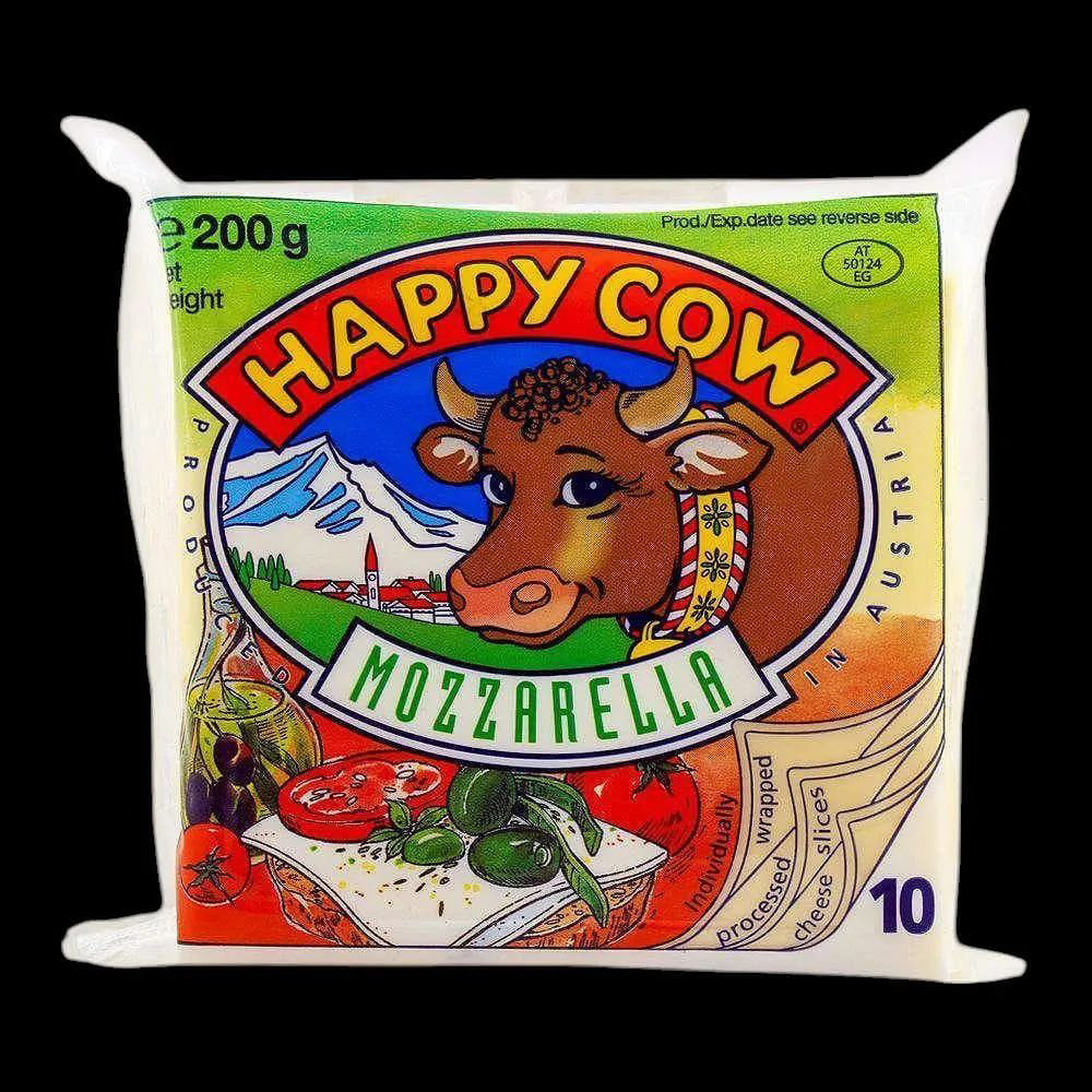 Picture of Happy Cow Slice Mozzarella 10Pcs 200GM