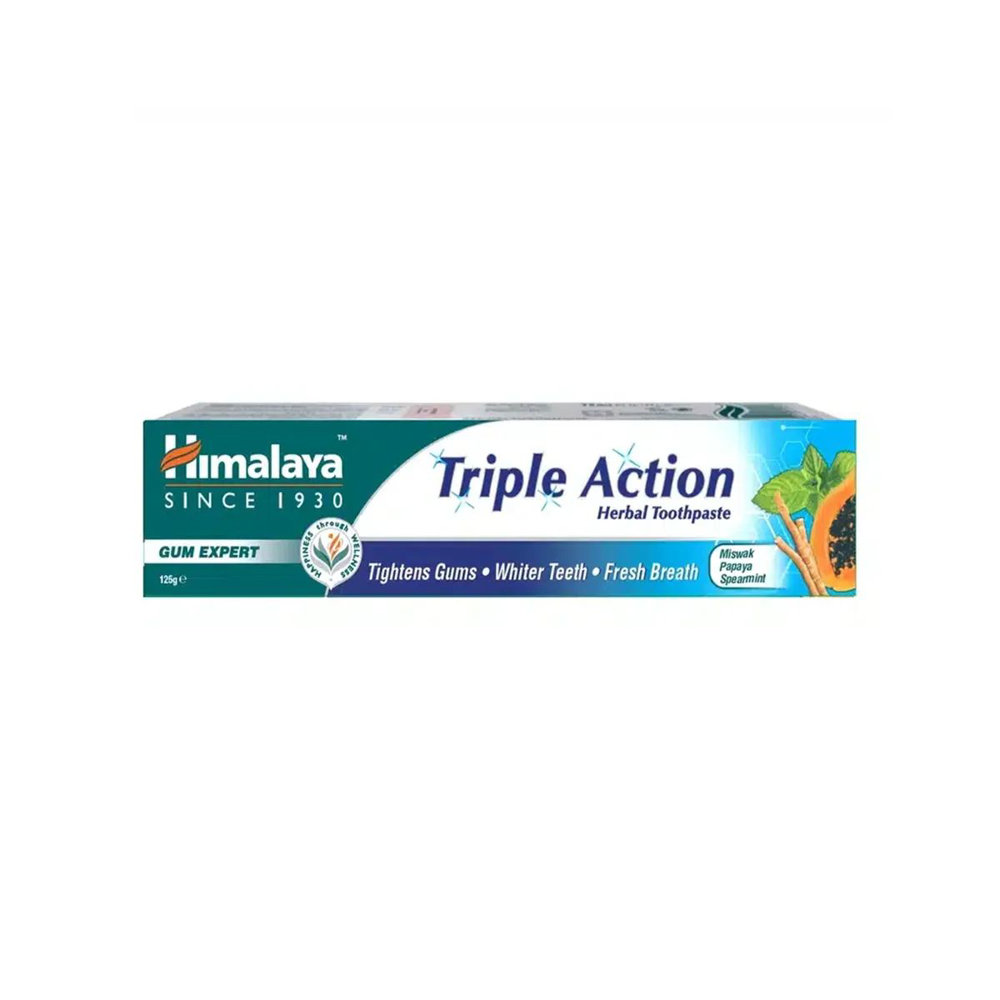 Picture of Himalaya Triple Action Herbal Toothpaste 125GM