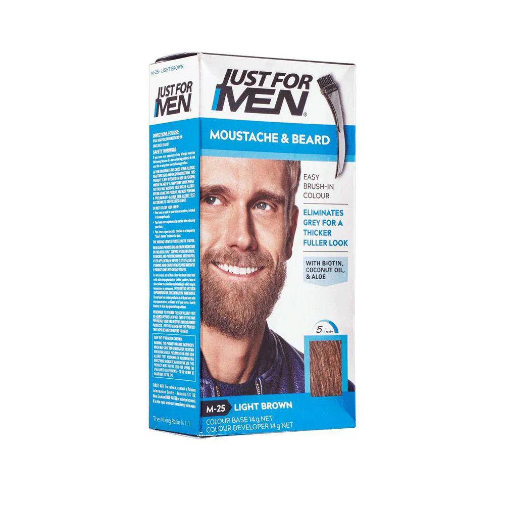 Picture of Just For Men Moustache & Beard Light Brown M-25