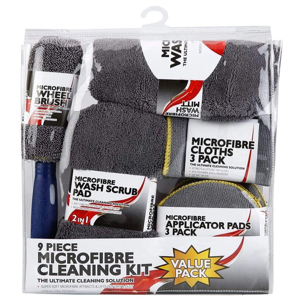Picture of Kenco Car Cleaning Microfibre 9Pcs Kit 
