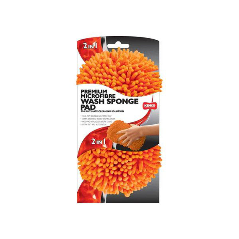 Picture of Kenco Microfibre Wash Sponge Pad 2in1