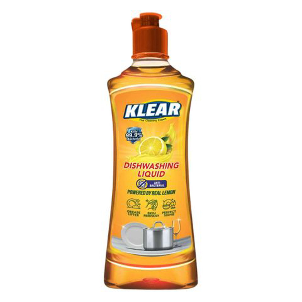Picture of Klear Dishwashing Liquid Anti Bacterial Lemon 500ML