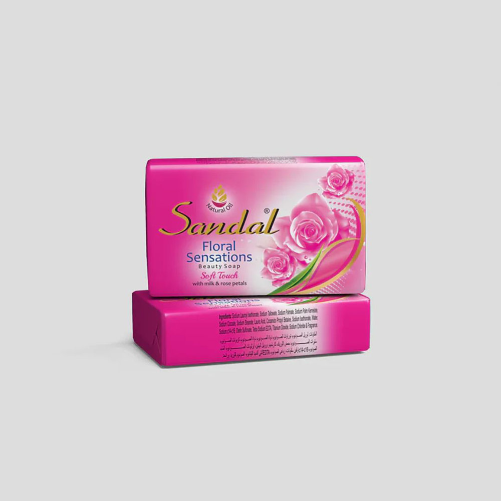 Picture of Sandal Floral Sensation Pink Beauty Soap 125GM
