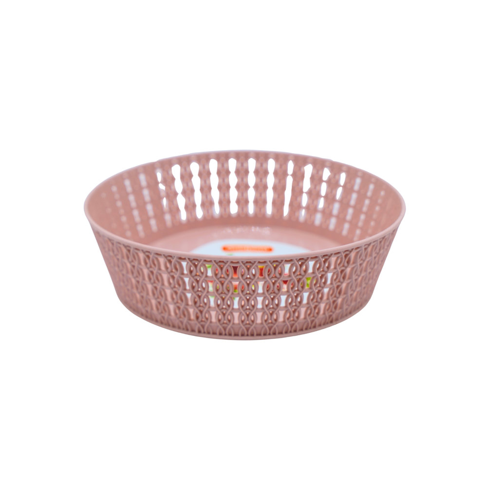 Picture of GOLD IRANI BASKET ROUND L