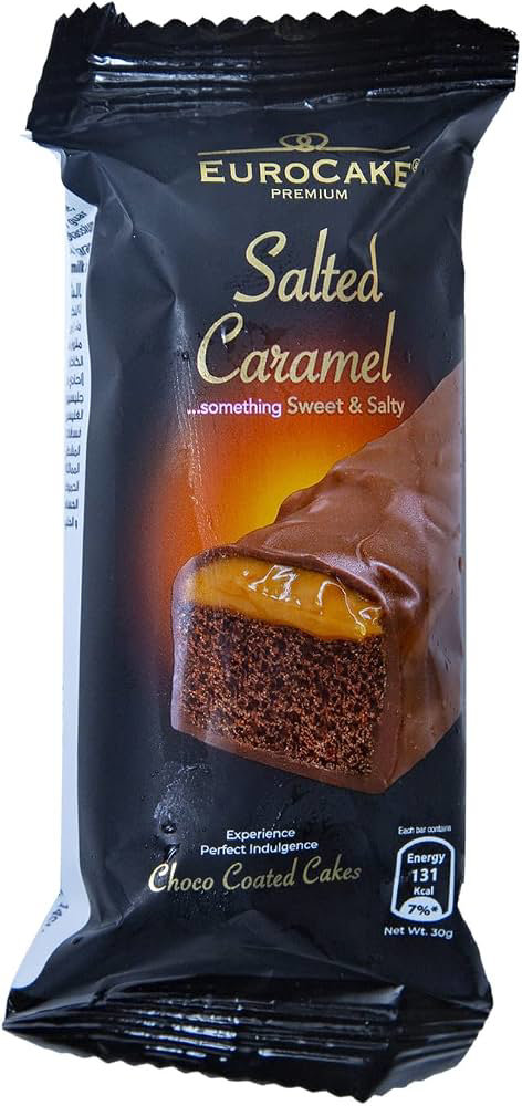 Picture of Eurocake Salted Caramel Choco Coated Cake 30GM
