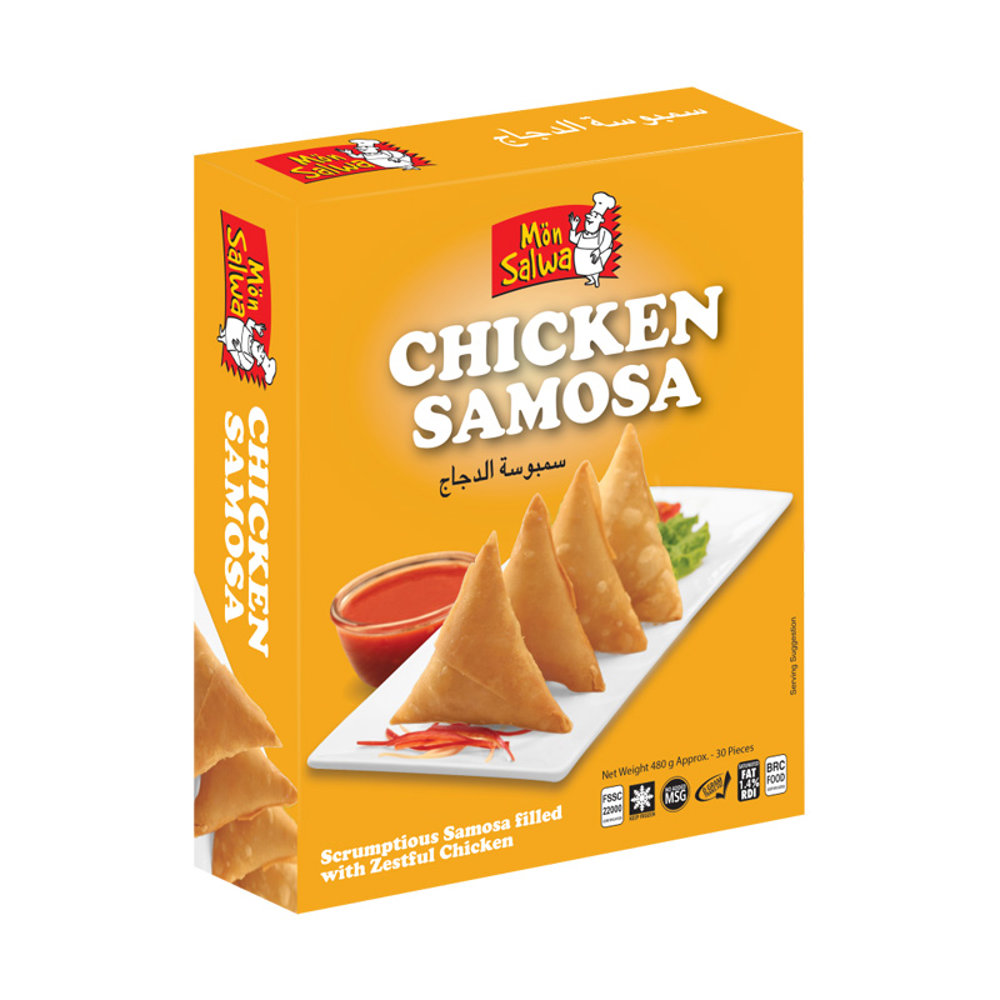 Picture of Mon Salwa Chicken Samosa 480GM 30Pcs+Chicken Spring Roll 335GM 10Pcs