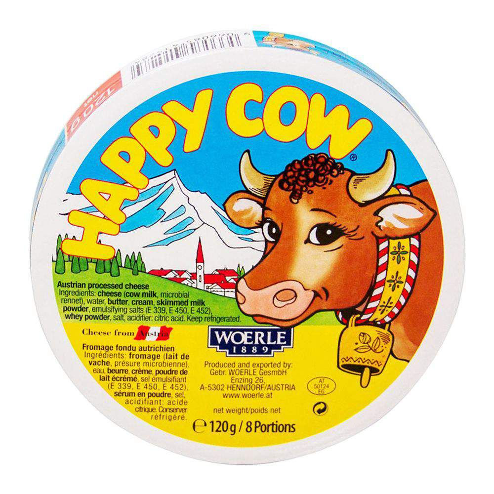 Picture of Happy Cow Cheese 8 Portion 120GM
