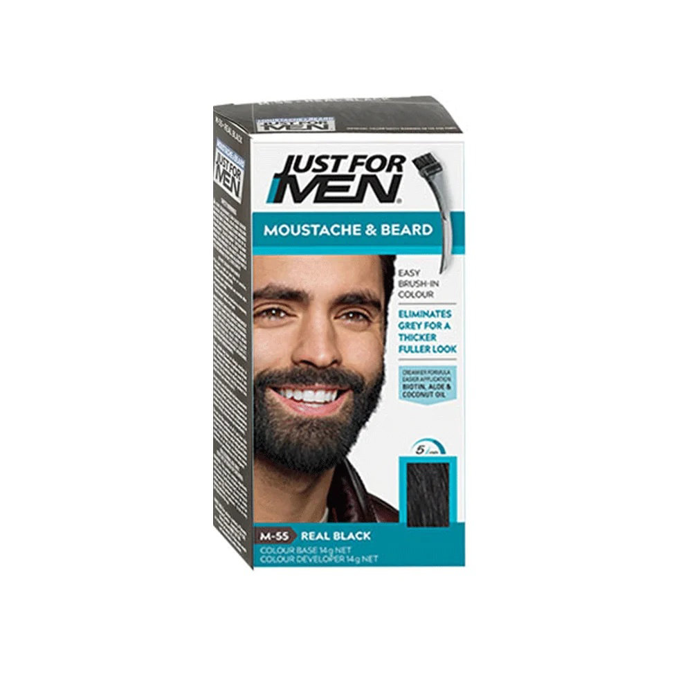 Picture of Just For Men Moustache & Beard Real Black M-55
