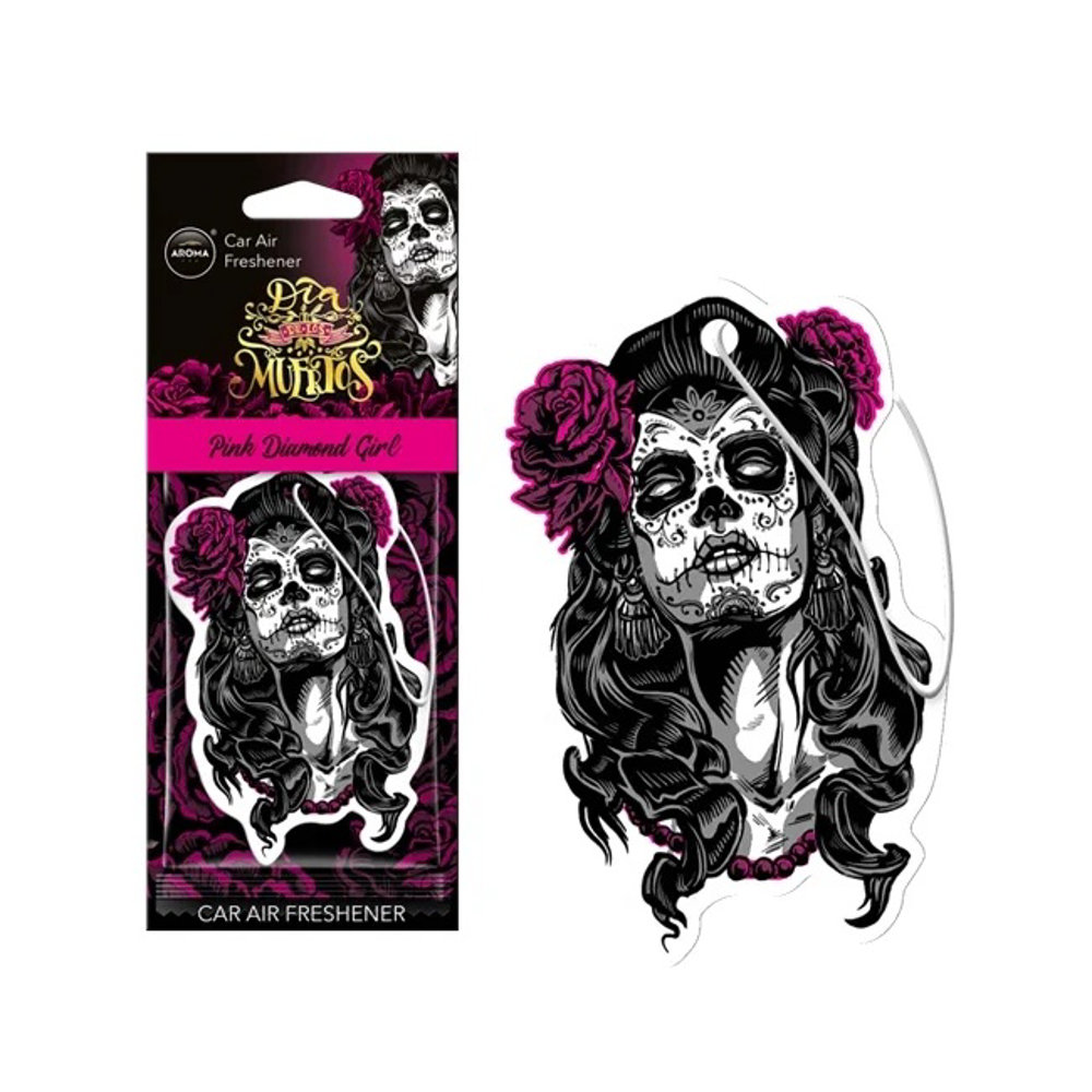 Picture of Aroma Car Air Freshener Pink Diamoind Girl