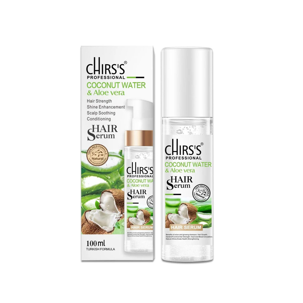 Picture of Chirs's Coconut Water & Aloe Vera Hair Serum 100ML