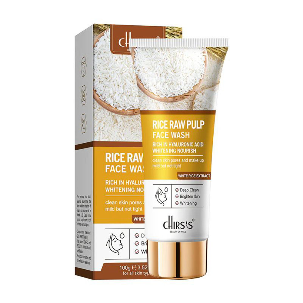 Picture of Chirs's Rice Raw Pulp Face Wash 100GM