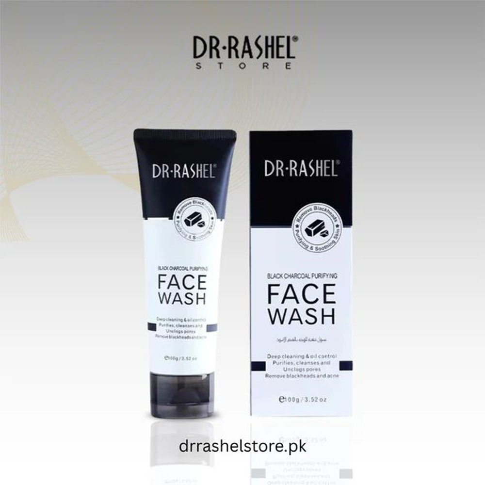 Picture of Dr Rashel Black Charcoal Purifying Face Wash 100GM