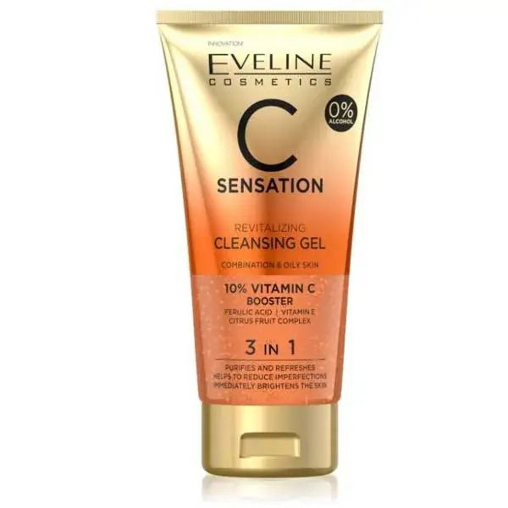 Picture of Eveline C Sensation Revitalizing 3in1 Cleansing Gel 150ML