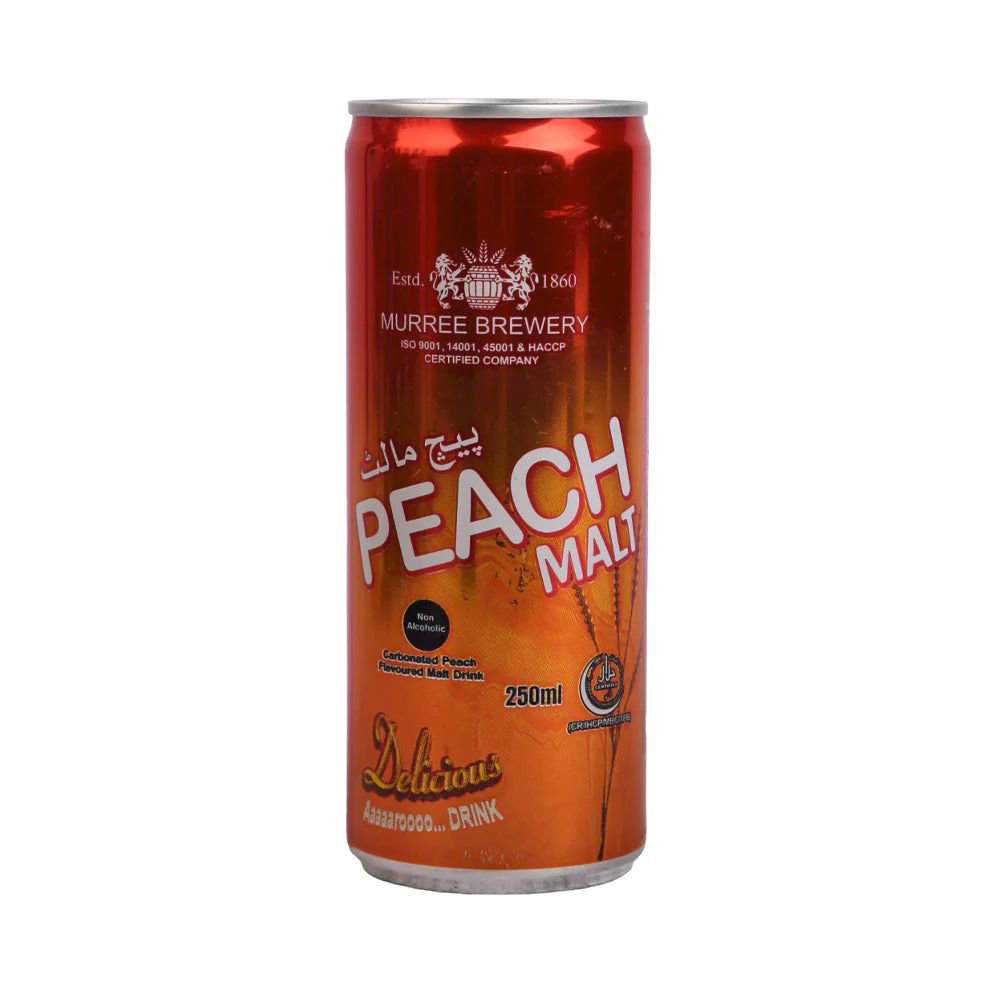 Picture of Murree Brewery Peach Malt Can 250ML