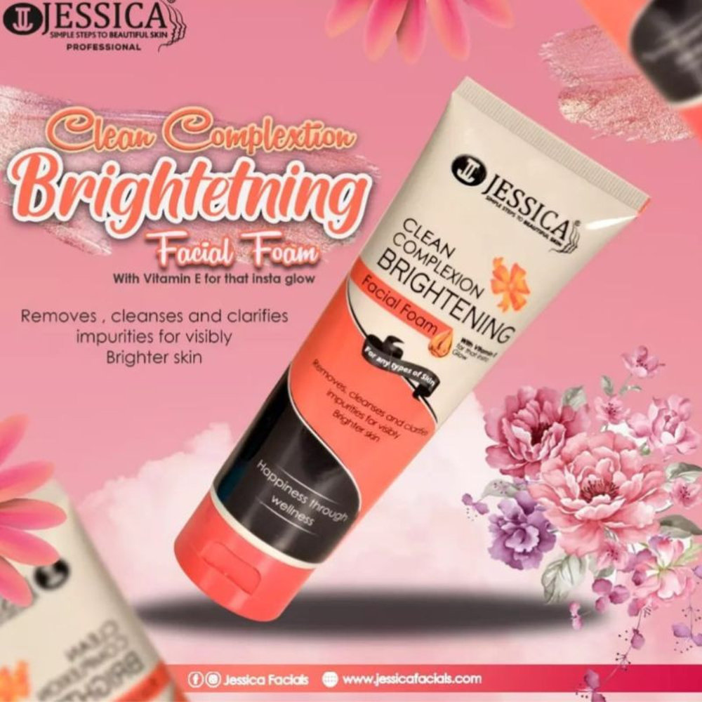 Picture of Jessica Clean Complexion Brigtening Facial Foam 125ML