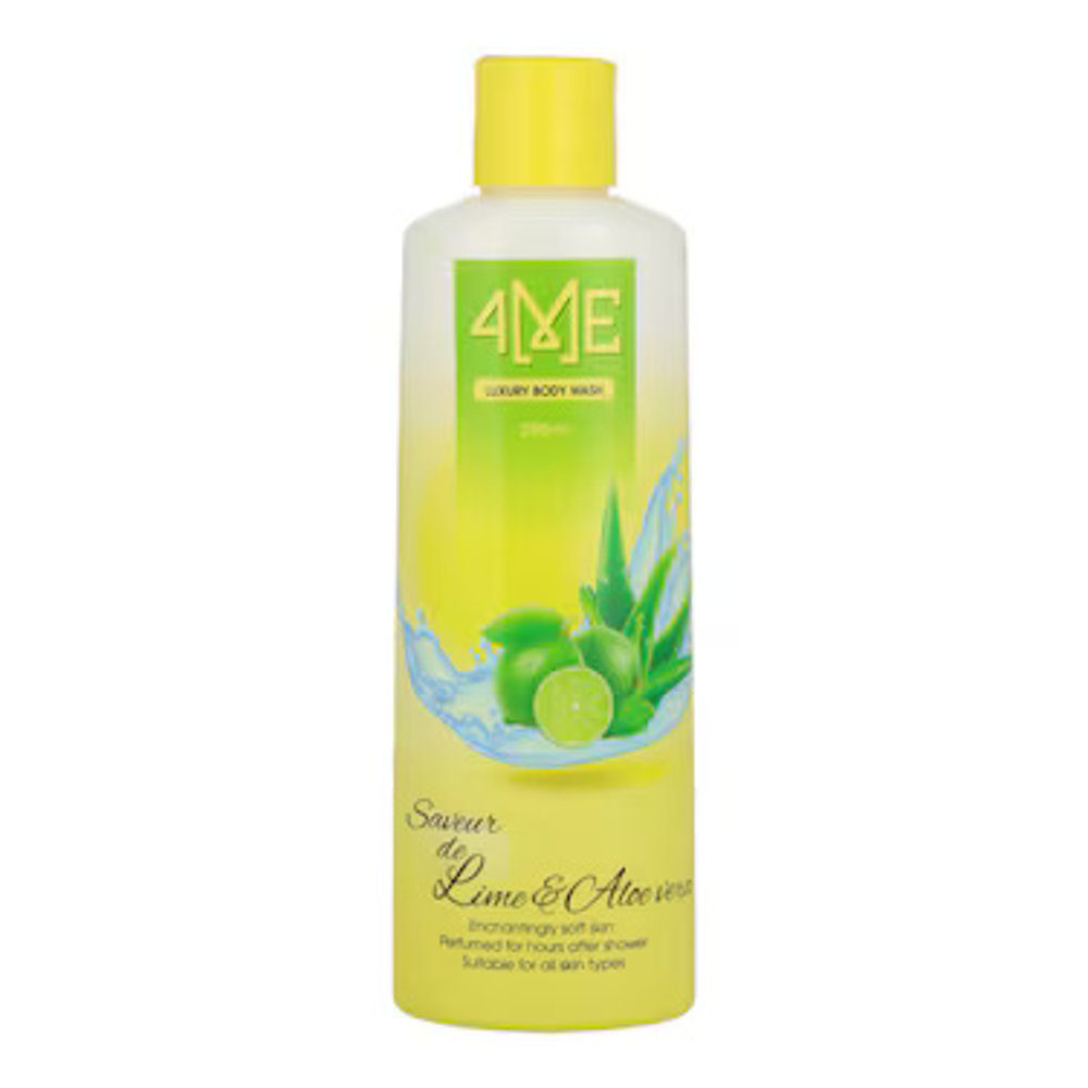 Picture of 4ME Pearl Lime & Aloe Vera Luxury Body Wash 250ML
