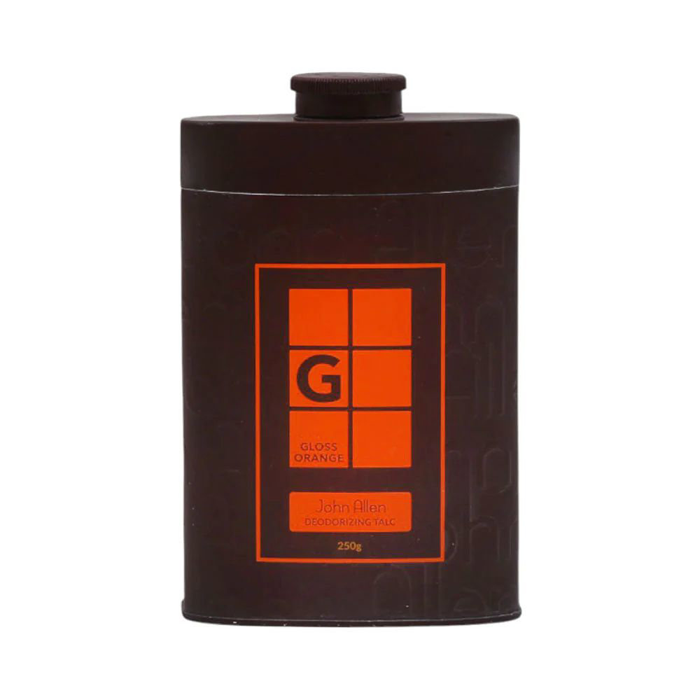 Picture of John Allen Gloss Orange Talc Powder 250GM