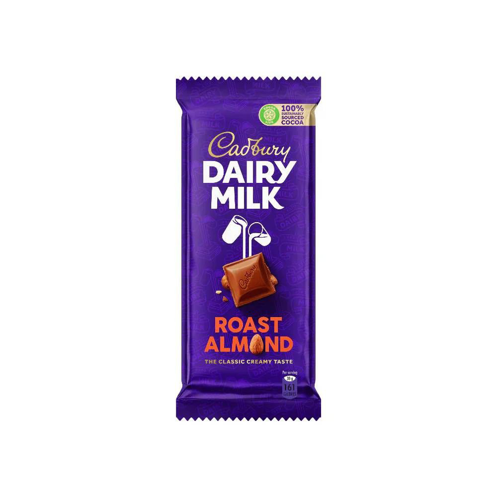 Picture of Cadbury Dairy Roast Almond Chocolate 90GM