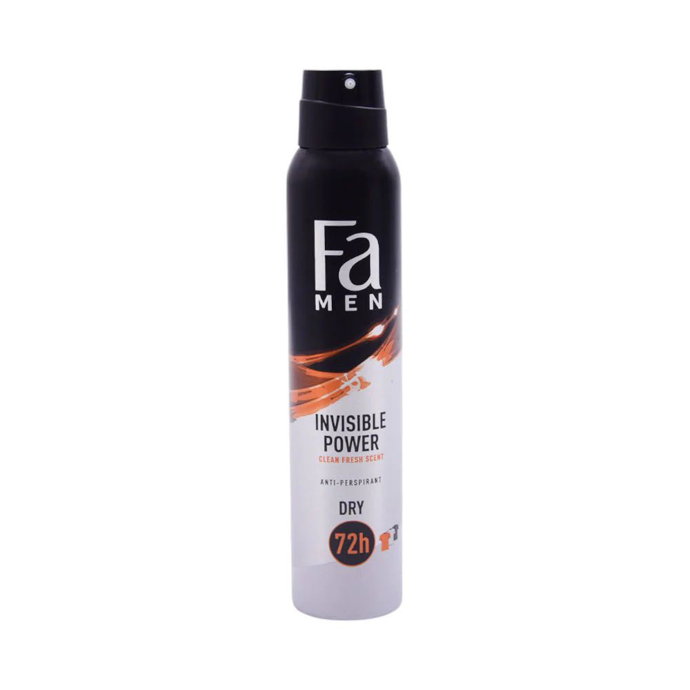 Picture of Fa Invisible Power Clean Fresh For Men Body Spray 200ML