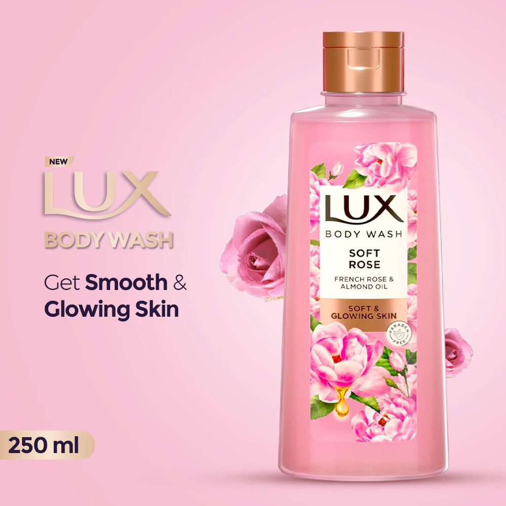 Picture of Lux Soft Rose Almond Oil Body Wash  250ML