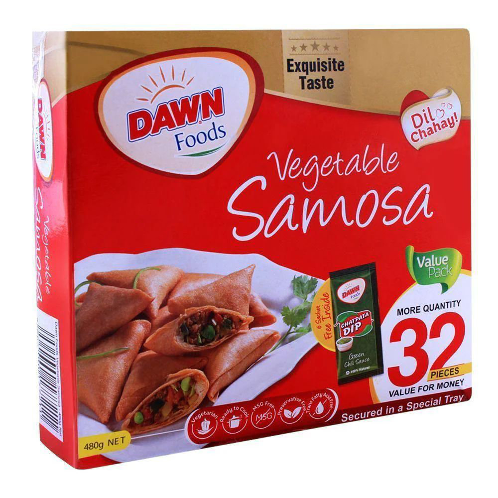 Picture of Dawn Food Vegetable Samosa 32Pcs 480GM