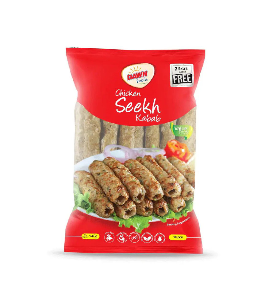 Picture of Dawn Food Chicken Seekh Kabab 18Pcs 540GM
