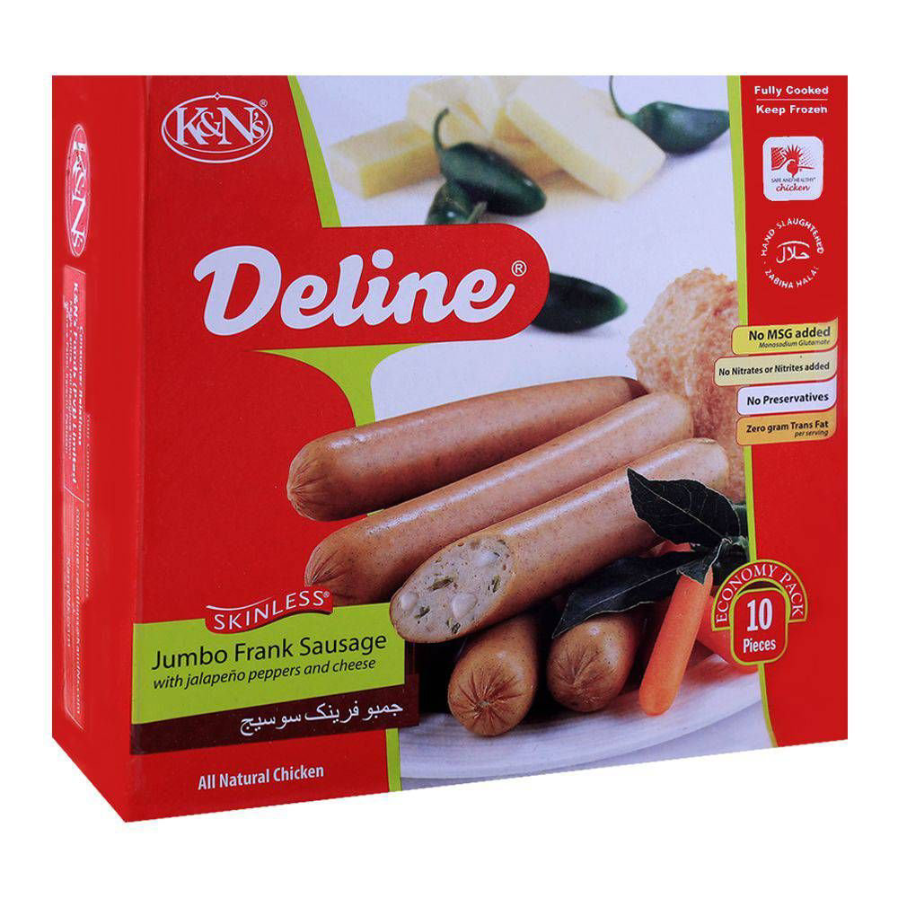 Picture of K&N Jumbo Frank With Jalapeno Peppers & Chees 740GM